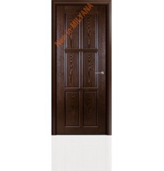Дверь деревянная межкомнатная Stella Натель2 шоколад глух